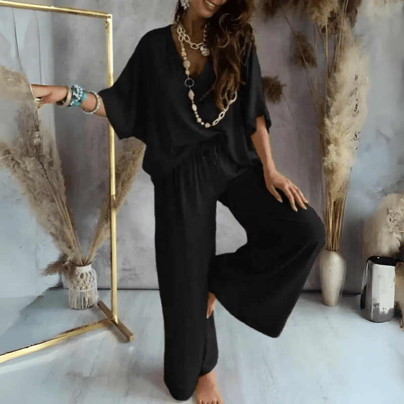 Damen Zweiteiler - Set – Legeres Sommer - Outfit - Livezo