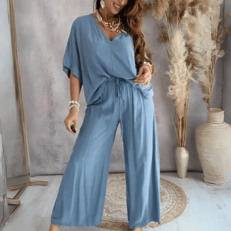 Damen Zweiteiler - Set – Legeres Sommer - Outfit - Livezo