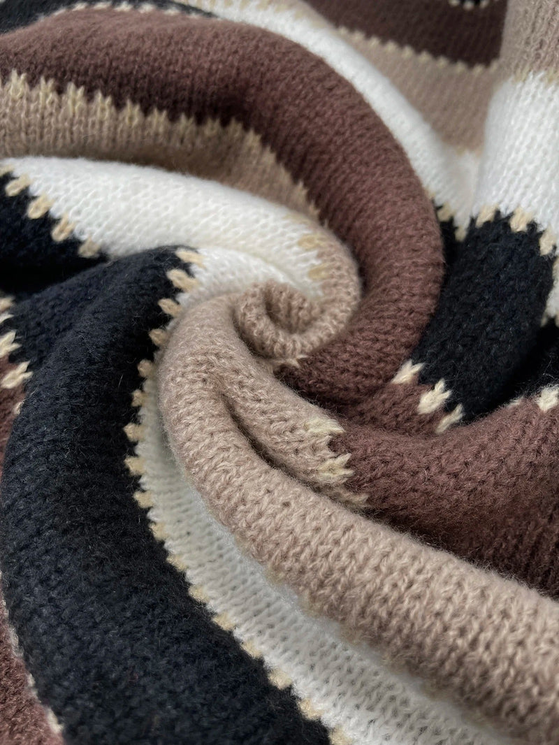 Daniela - Lockere Pullover mit Streifen in Übergröße - Livezo