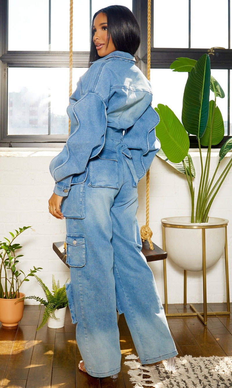 Denim Jumpsuit - Müheloser Stil, ultimativer Komfort! - Livezo