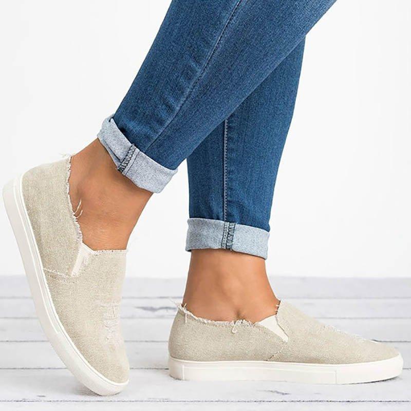 Denim Slip - on Sneakers - Denim - Tage, bequemer Style! - Livezo
