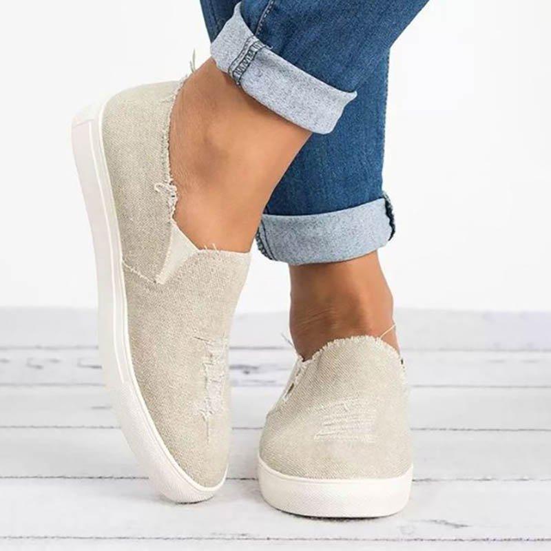Denim Slip - on Sneakers - Denim - Tage, bequemer Style! - Livezo