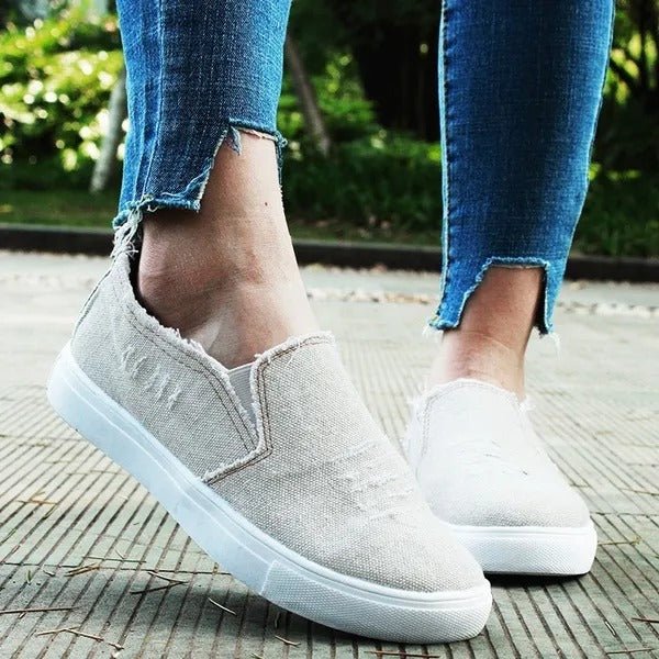 Denim Slip - on Sneakers - Denim - Tage, bequemer Style! - Livezo