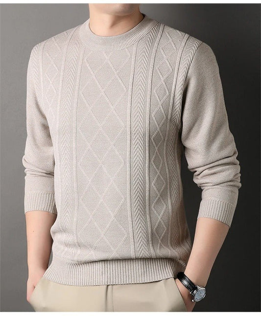 Elegant Men’s Knitted Sweater - Harren Cole