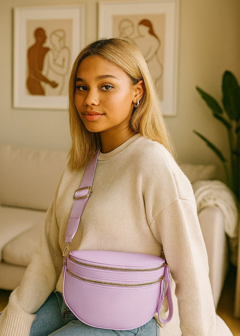 Elegante Leder - Bauchtasche für freihändigen Stil - Livezo