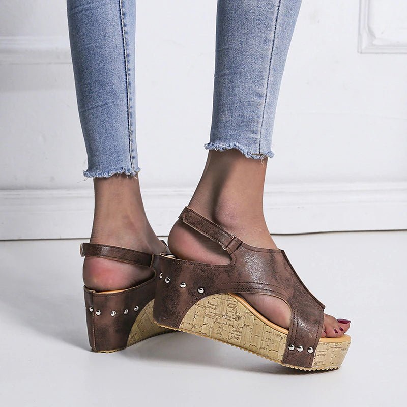 Elegante rutschfeste Keilabsatzschuhe für Damen - Livezo