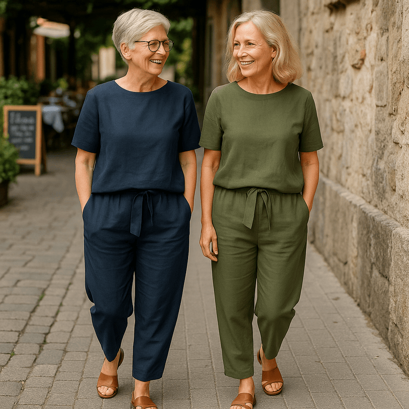 Elegantes Damen - Sommer - 2 - teil Set - Livezo