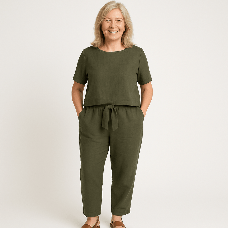 Elegantes Damen - Sommer - 2 - teil Set - Livezo