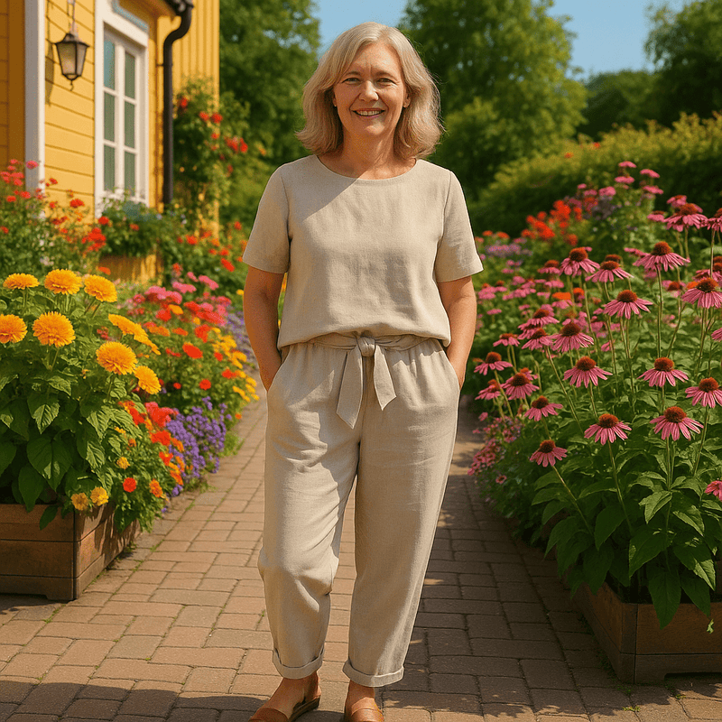 Elegantes Damen - Sommer - 2 - teil Set - Livezo