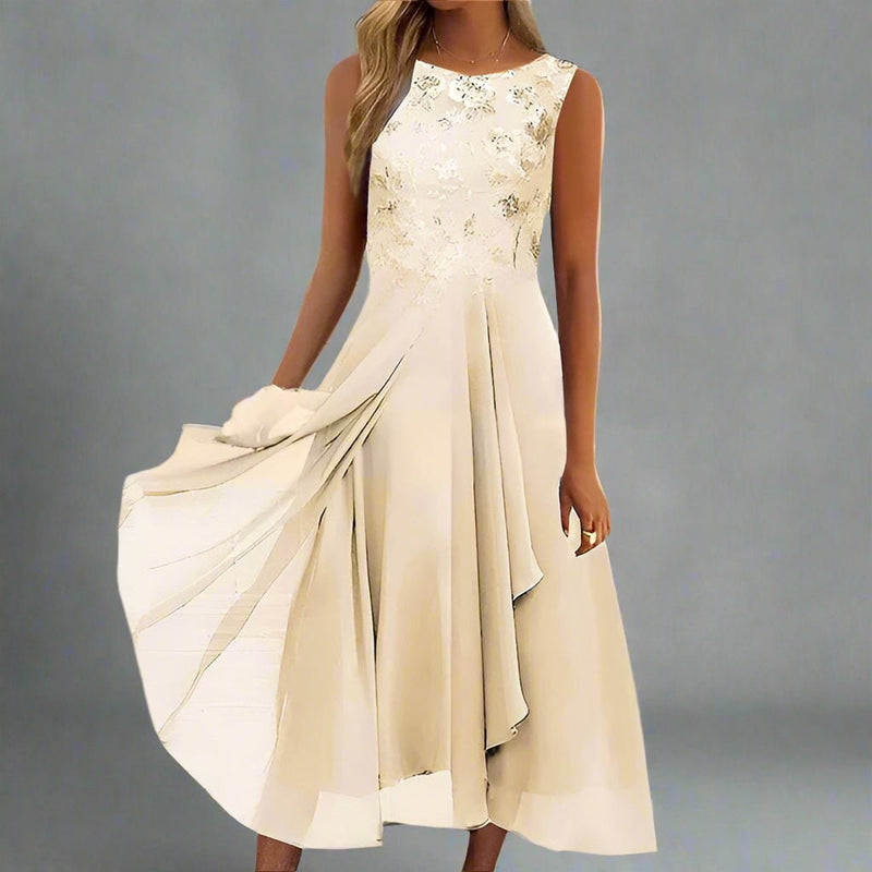 Elegantes Damen Sommerkleid - Atmungsaktiv, Femininer Schnitt, Ideal für Partys - Livezo