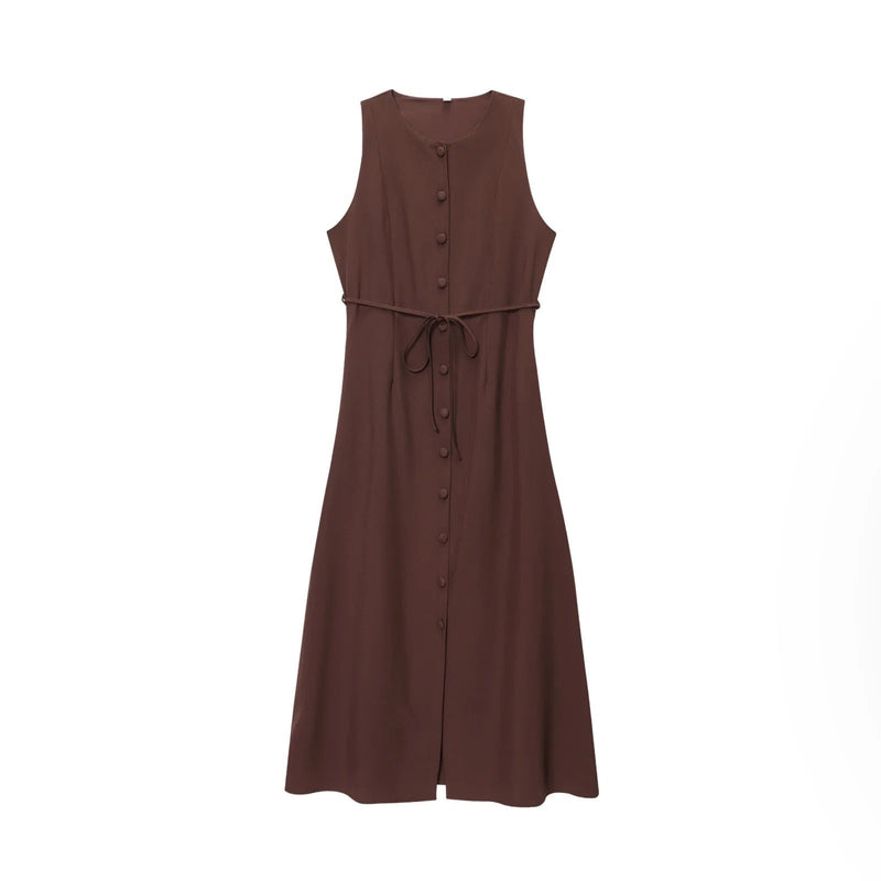 Elegantes Weißes Hemdkleid in Midilänge - Livezo