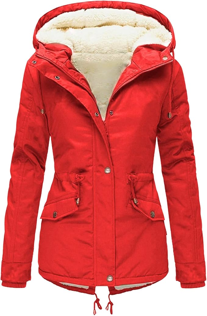 Elise - Damen - Kapuzenjacke mit Kordelzug - Livezo