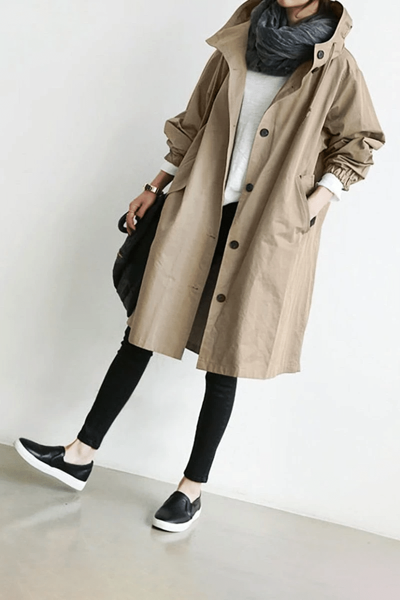 Elke | Damen Trenchcoat | Winddicht - Livezo