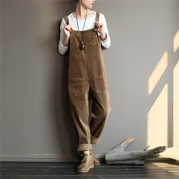 Eloise - Retro - Stil Cord - Overall - Livezo