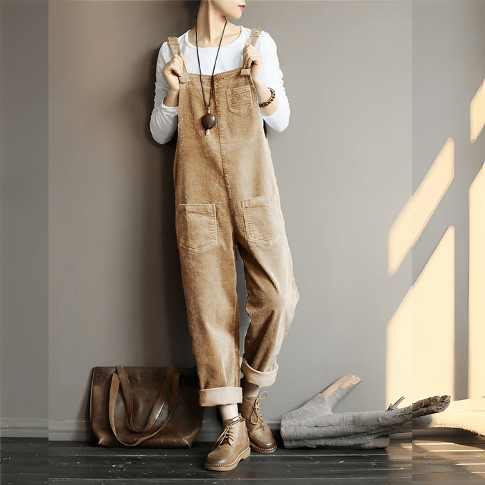 Eloise - Retro - Stil Cord - Overall - Livezo