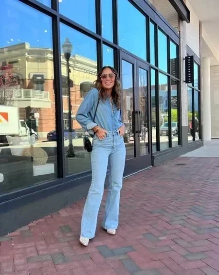 Erika - Ultra High Rise Stretch Flare - Jeans - Livezo