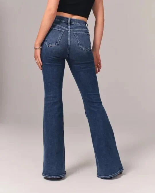 Erika - Ultra High Rise Stretch Flare - Jeans - Livezo