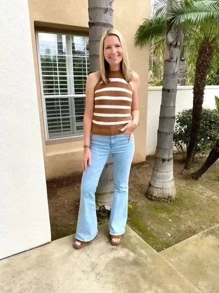 Erika - Ultra High Rise Stretch Flare - Jeans - Livezo