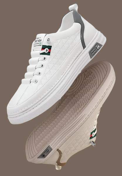 Fashionable Low - Top Sneakers with Textured Details - Harren Cole