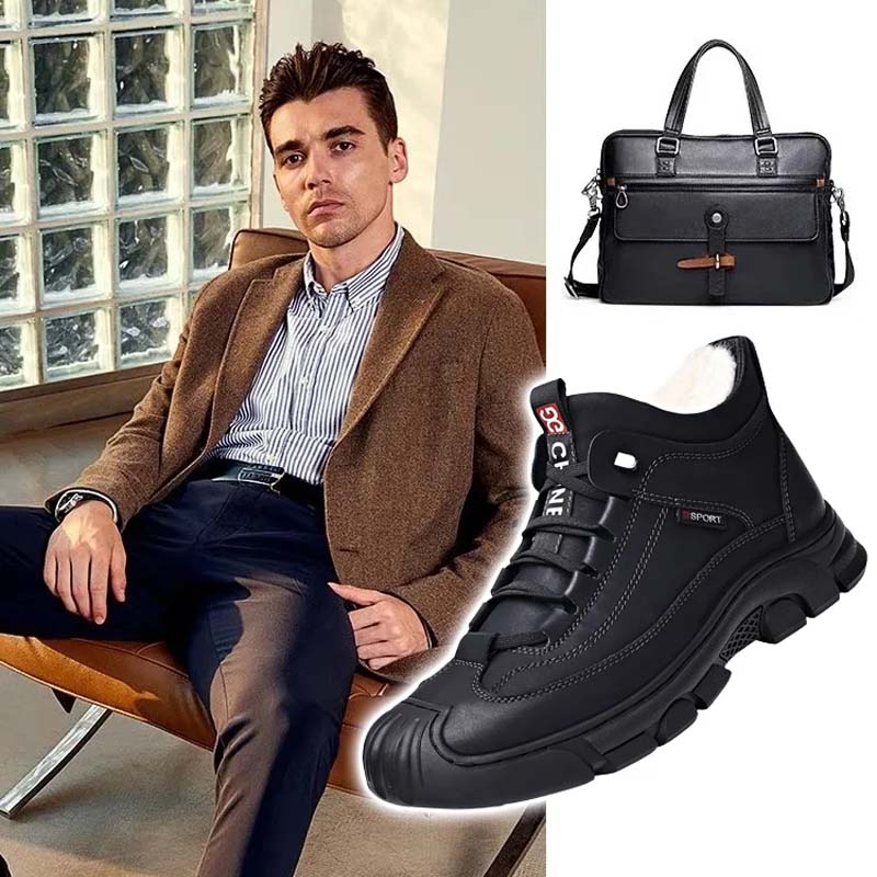 Finn - Warme Fleece - Stiefel für Männer - Livezo