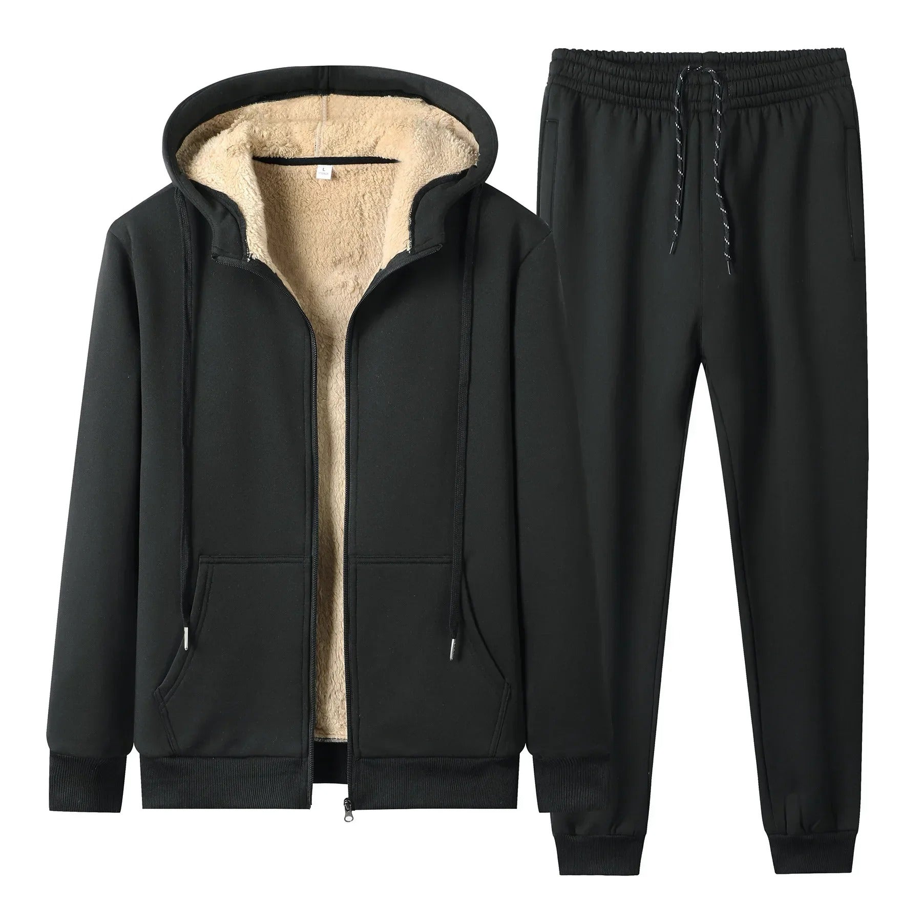 Fleece - Lined Tracksuit Set for Men - Harren Cole