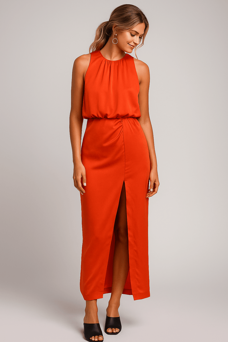 Fließendes Sommerkleid mit elegantem Charme - Livezo