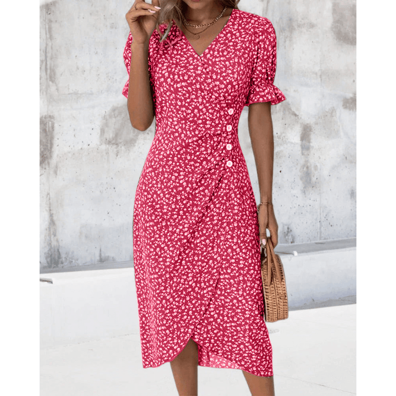 Florence Elegantes Wickelkleid - Livezo