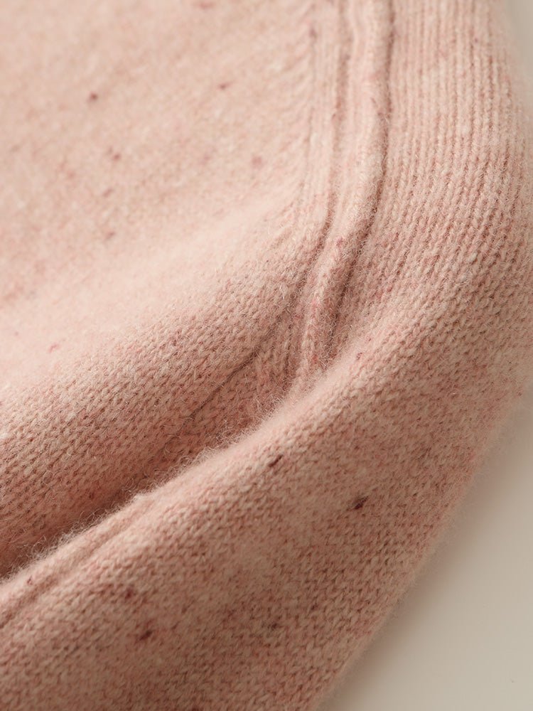 Gemütlicher Bunter Wollpullover mit Punkten - Livezo