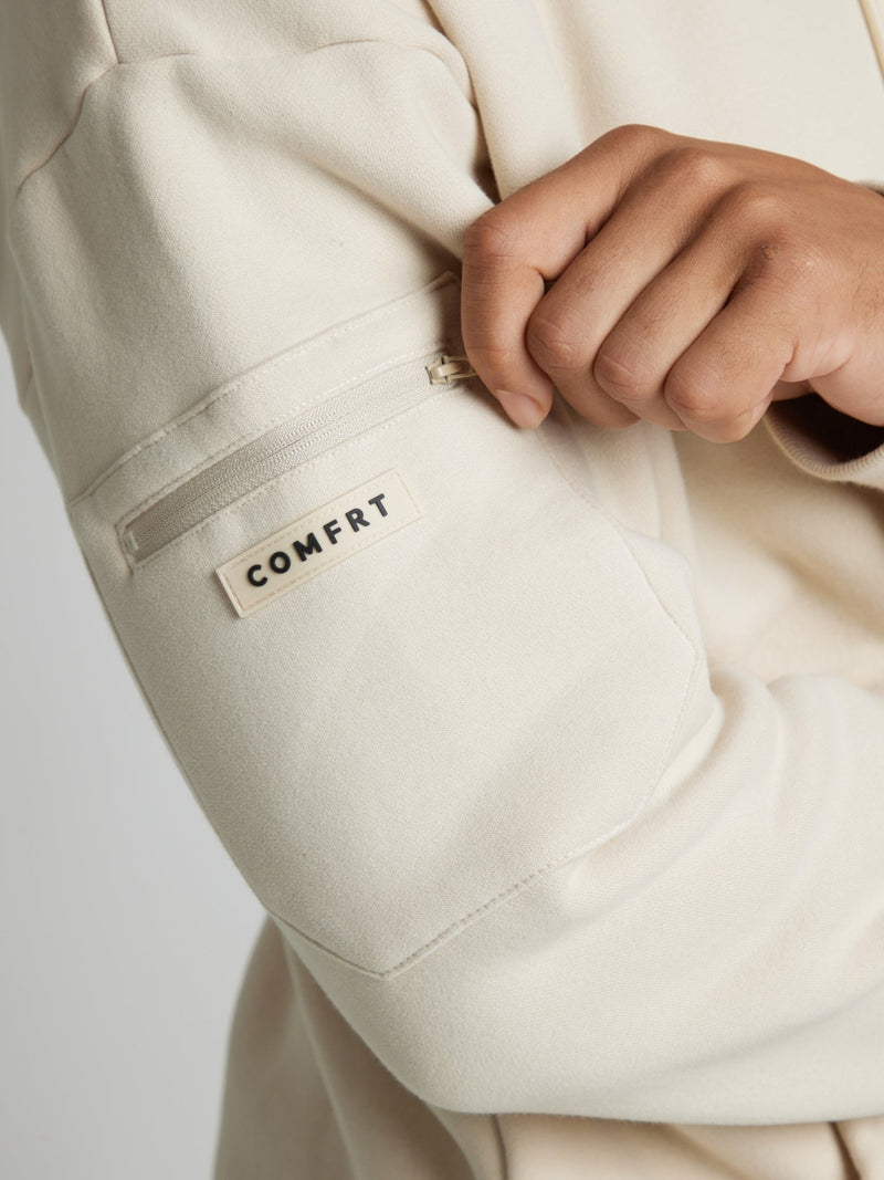 Gemütlicher Reisekapuzenpullover mit Flugzeugmodus - Grafik - Livezo