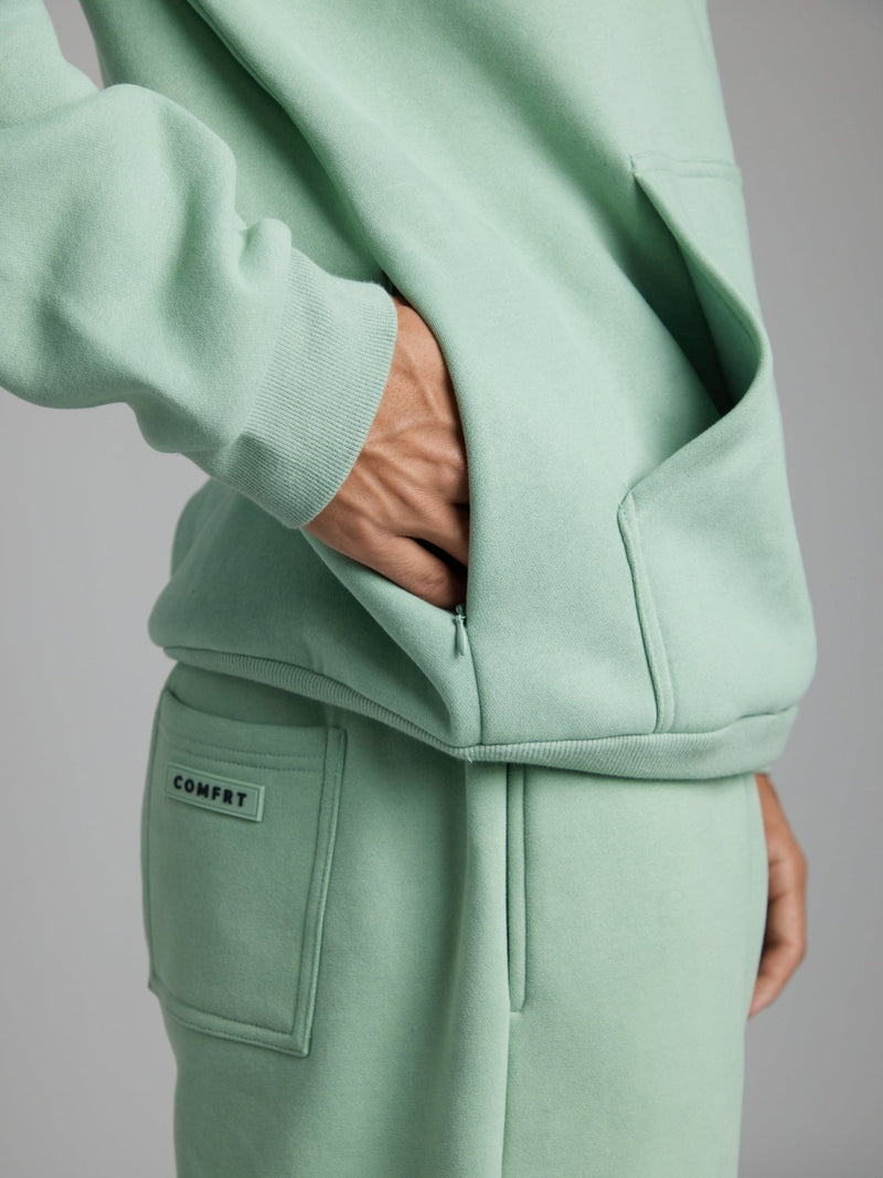 Gemütlicher Reisekapuzenpullover mit Flugzeugmodus - Grafik - Livezo