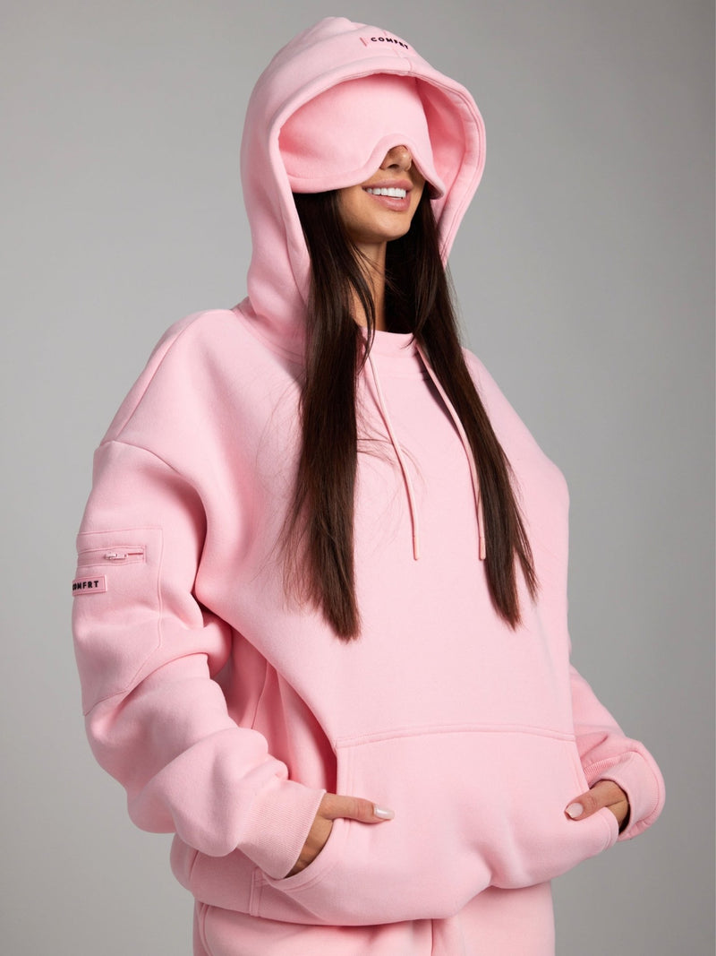 Gemütlicher Reisekapuzenpullover mit Flugzeugmodus - Grafik - Livezo