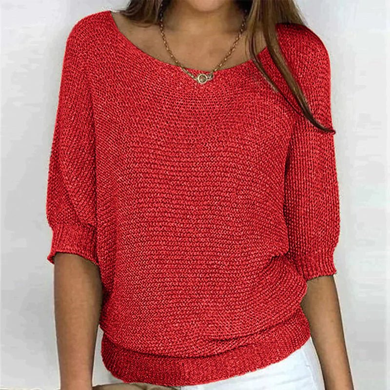 Gemütlicher schicker Strickpullover für legere Lagenlooks - Livezo