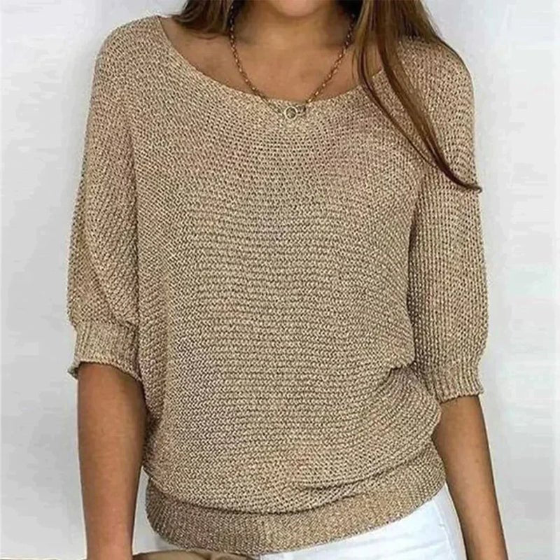Gemütlicher schicker Strickpullover für legere Lagenlooks - Livezo