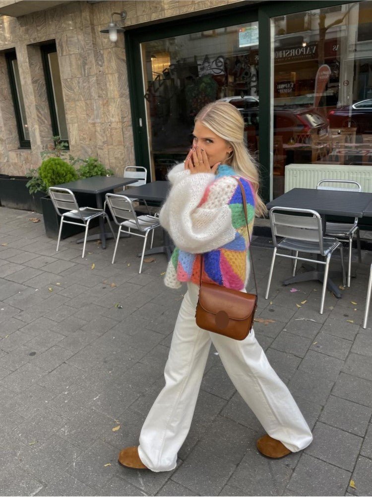 Gemütlicher Strukturstrickpullover mit Akzentdetails - Livezo