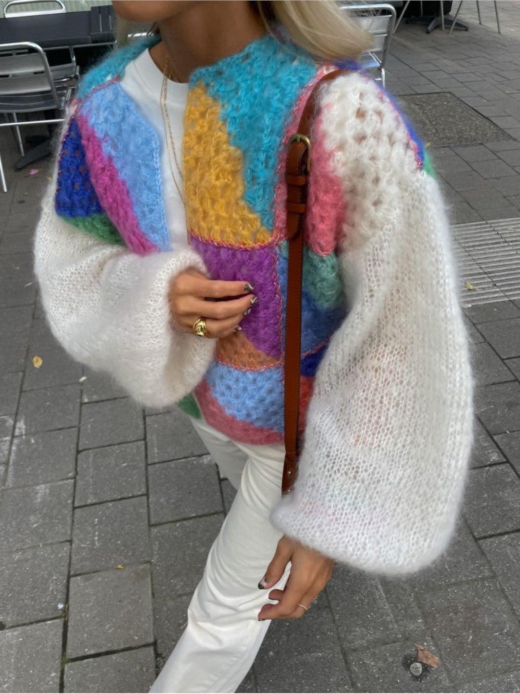 Gemütlicher Strukturstrickpullover mit Akzentdetails - Livezo