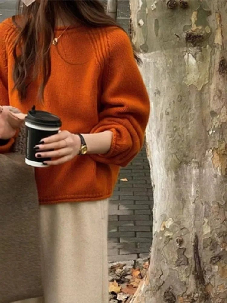 Gemütlicher übergroßer Strickpullover für lässigen Komfort - Livezo