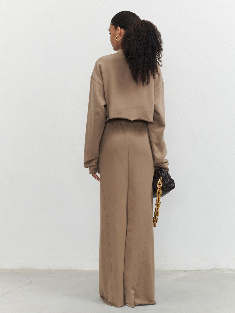 Gemütliches Kurz geschnittenes Sweatshirt für lässigen schicken Stil - Livezo