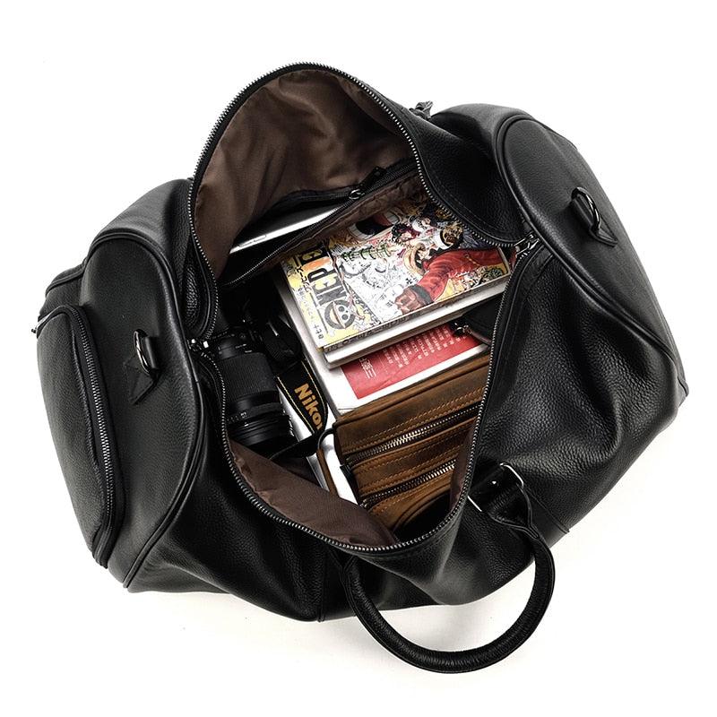 Genuine Leather Weekender Bag - Harren Cole