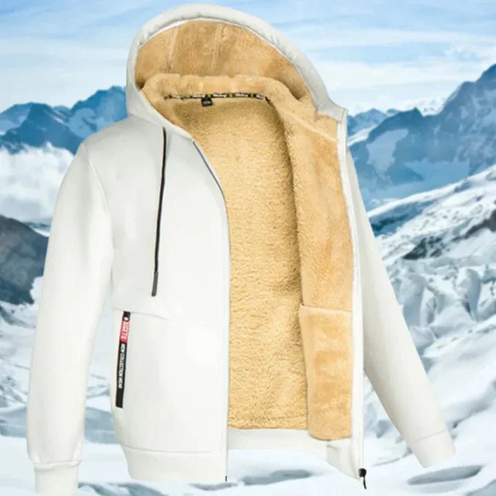 Gerben - Herren Winterjacke mit Kapuze und Fleece - Livezo