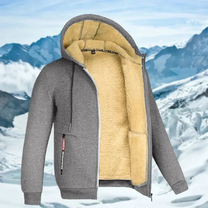 Gerben - Herren Winterjacke mit Kapuze und Fleece - Livezo