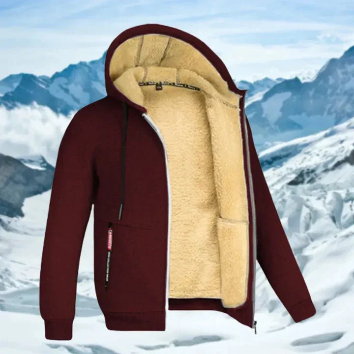 Gerben - Herren Winterjacke mit Kapuze und Fleece - Livezo