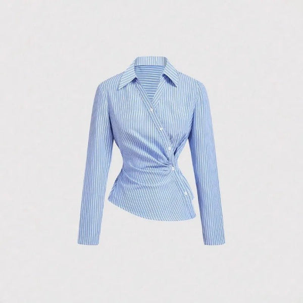 Gestreiftes Langarmshirt - Livezo