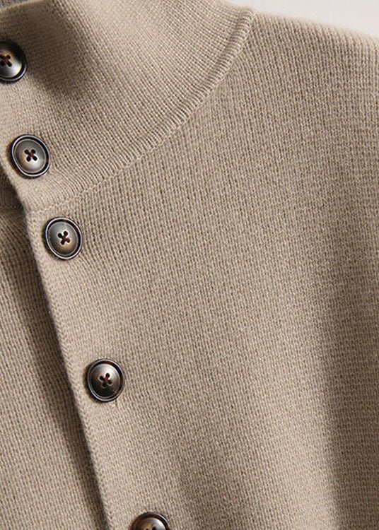 Gilda - Rollkragenpullover mit Knopfleiste - Livezo