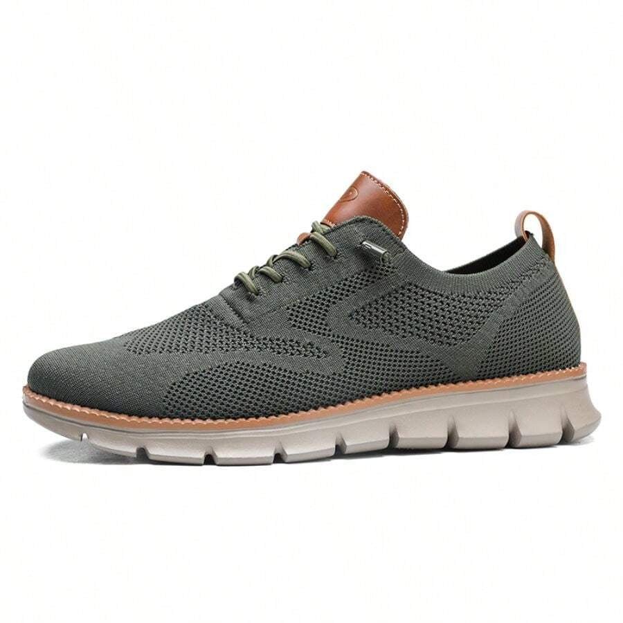 Green Urban Comfort Sneakers for Men - Harren Cole