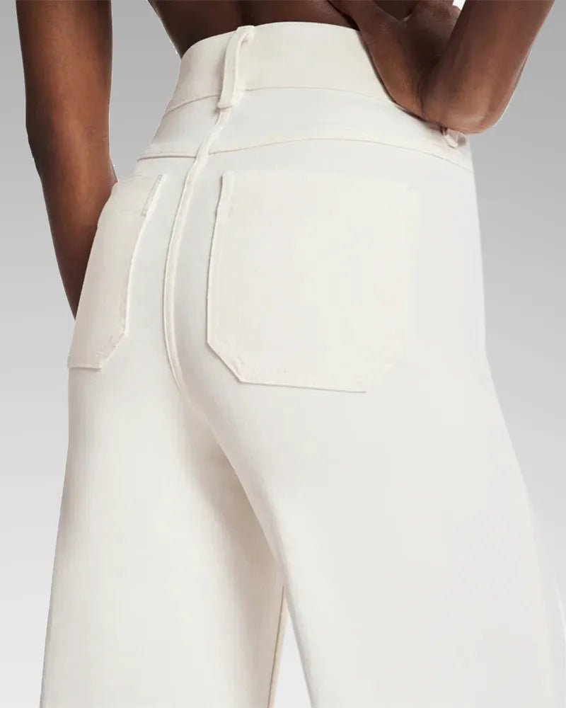 High - Waist Jeans mit weitem Bein - Livezo