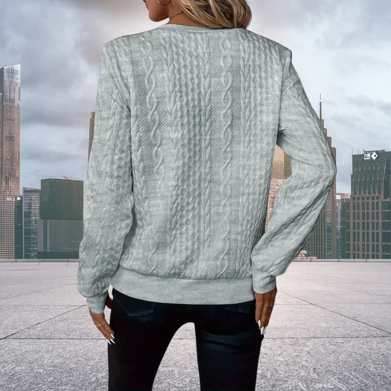 Iris - Stilvoller Strickpullover - Livezo
