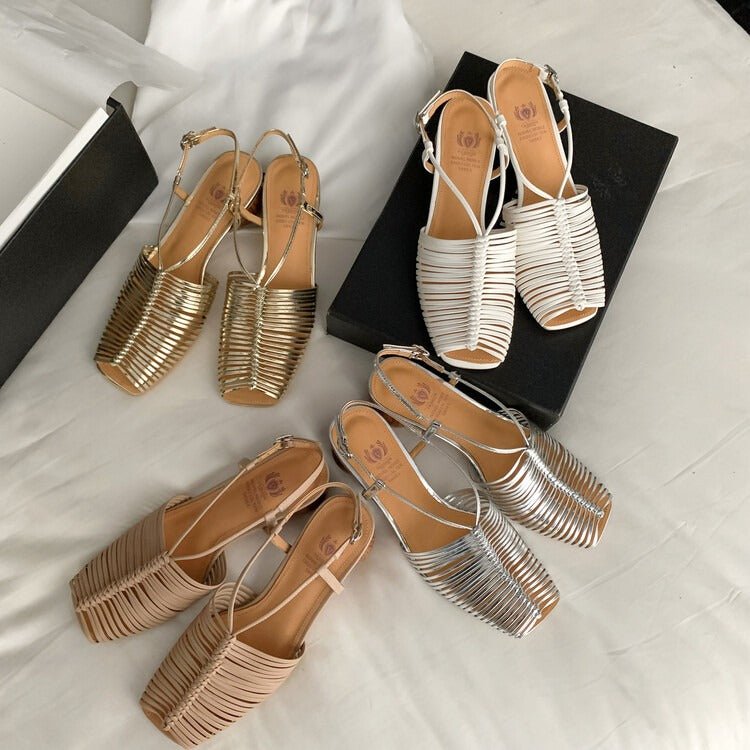 Keyla Peeptoe - Blockabsatz - Sandalen mit Absatz - Livezo