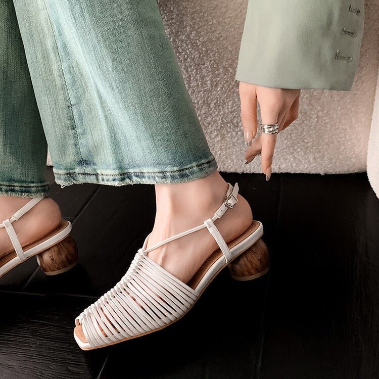 Keyla Peeptoe - Blockabsatz - Sandalen mit Absatz - Livezo