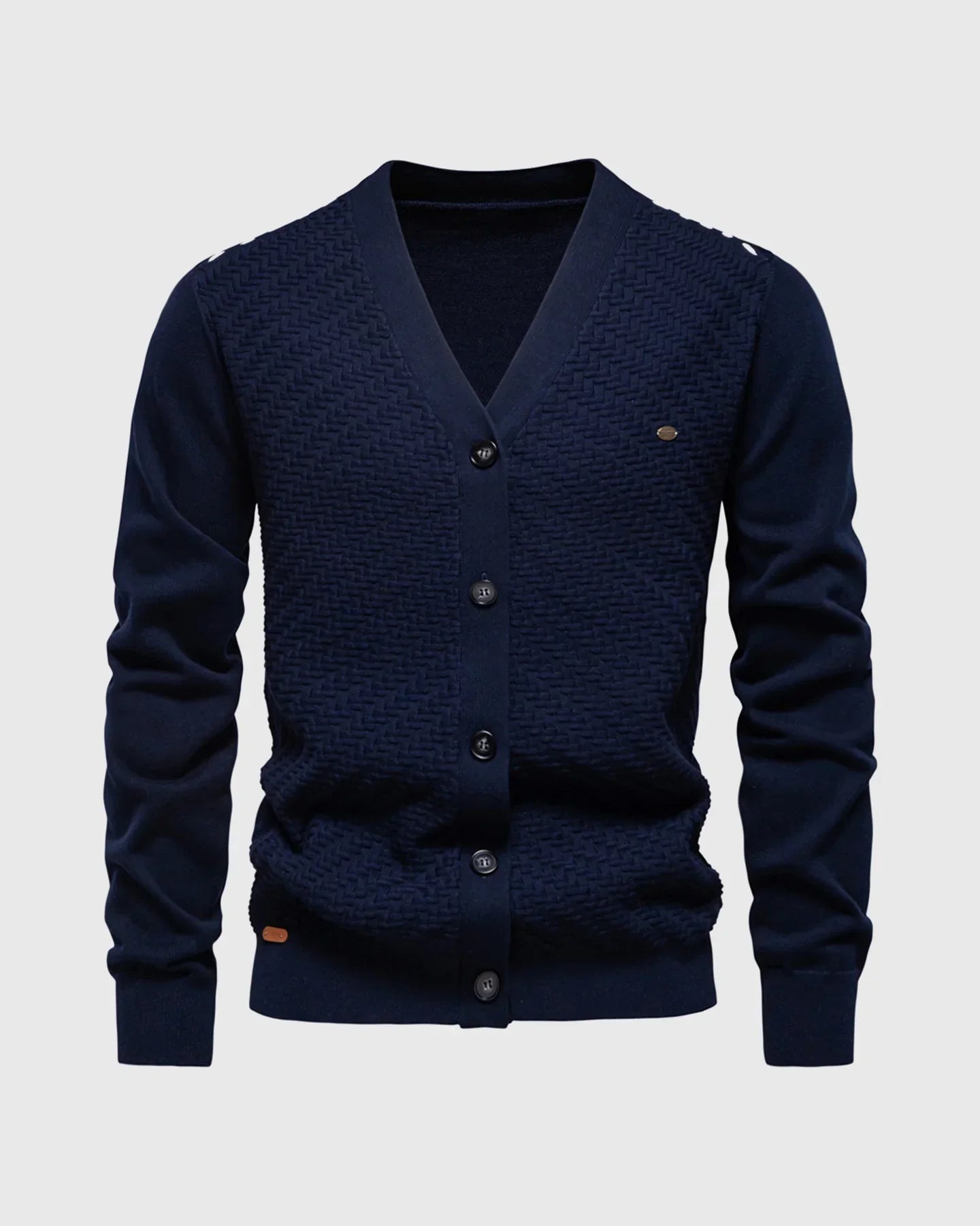 Knitted Button - Up Cardigan Sweater - Harren Cole