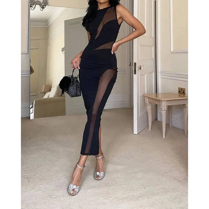 Kyra | Elegantes Schwarzes Kleid - Livezo